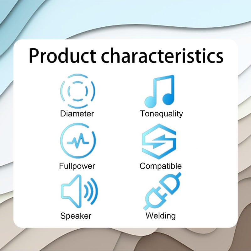 Fielect 2Pcs DIY Magnetic Speaker 3W 4 Ohm Full Range Audio Speaker Stereo Woofer Loudspeaker Replacement for Arduino, 52mm Diameter - Image 4